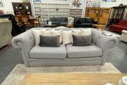 Light Grey Chesterfield Sofa