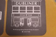 Dubliner Beer Mat St Julians Malta