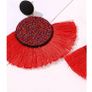 Vintage Style Earrings with Red Stones Image 2