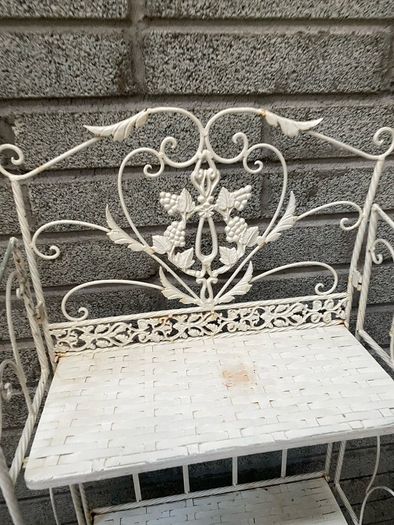 antique garden folding shelf stand
