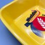 Weetabix 70th Anniversary Square Breakfast Cereal Yellow Collectable Bowl Image 8