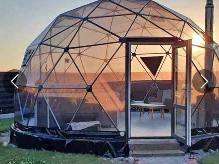 Brand New 3m(10ft) Luxury Extremely Strong Structure Dome Igloo Glamping for Irish Weather