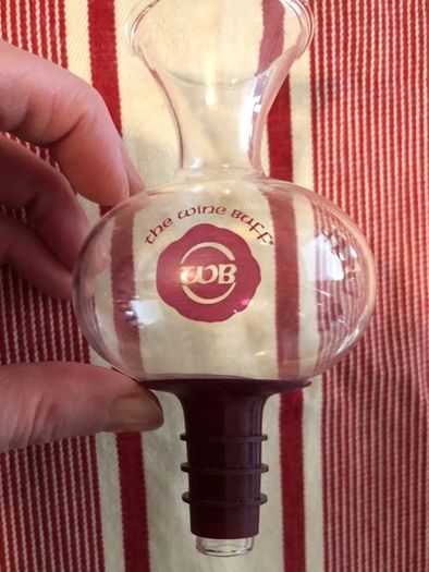 The Wine Buff Final Touch Glass 3-Phase Wine Aerator & Decanter Set - Pristine