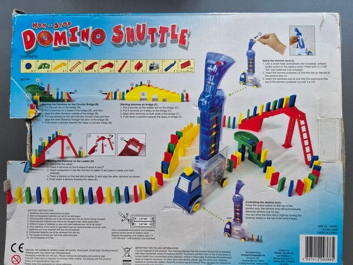 Kids Board & Arcade Games Bundle - Monopoly Junior, Domino Shuttle & Buzz Wire