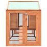 Rabbit Hutch Solid Pine & Fir Wood 310x70x87 cm Image 6