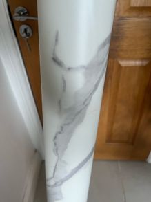Marble style vinyl wrap