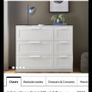 White chest of drawers Image 6