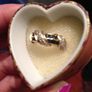 Sapphire and diamond 18k gold ring Image 5
