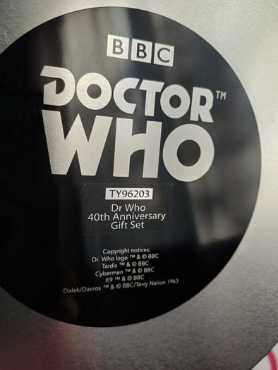 Doctor Who 40th Anniversary Gift Set.