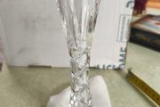 Galway Irish Crystal Footed Bud Vase Ashford 8-1/2 inchhes H Marked