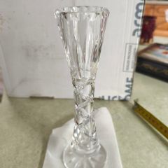 Galway Irish Crystal Footed Bud Vase Ashford 8-1/2 inchhes H Marked
