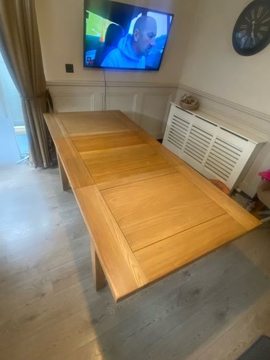 solid oak table
