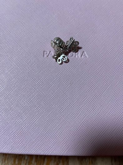 Pandora Friends Forever Butterfly Dangle Charms-used