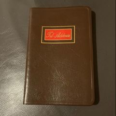 Brand new vintage address book