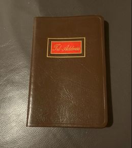 Brand new vintage address book