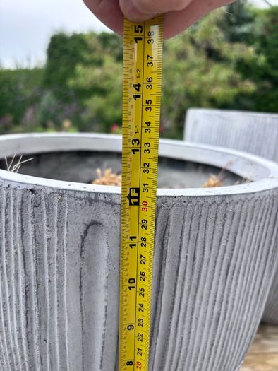 Large garden pots
