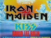 Iron MaidenVintage Concert Poster Monsters Of Rock Donington Park UK August 20th 1988 Replica