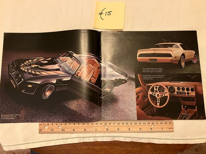 American car brochures. 1950s, 1960s and 1980s