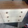 Cream and Pine chest and matching lockers. Image 4