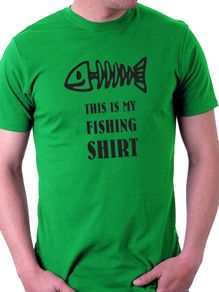 This is my Fishing T-shirt TEE TOP SHIRT