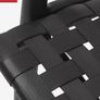 Lounge chair black leather look Edderup Image 2