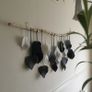 Boho wall hanging, Bohemian home decoration, Handmade wall tapestry, Macrame leaves, Birthday gift idea, Housewarming gift Image 5