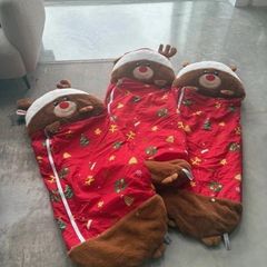 Christmas sleeping bags x 3