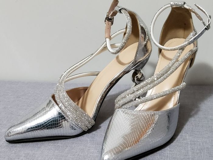 Women Silver Sandal - New