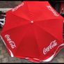 Coca Cola Parasol and Base New & Original Image 2