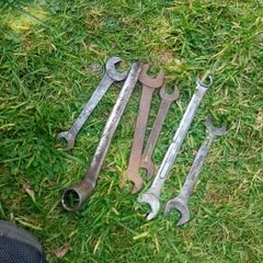 6 old spanners