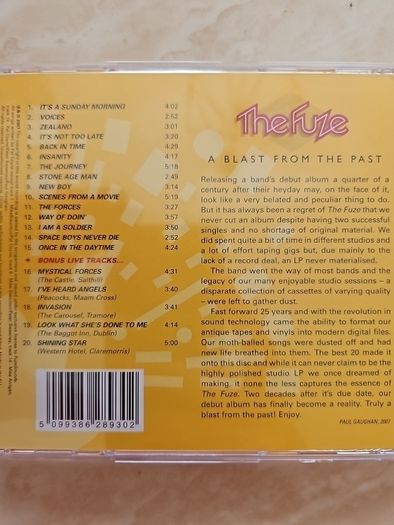 The Fuze CD - A Blast From The Past
