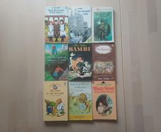Classic Children's Illustrated Vintage Book Collection x 9