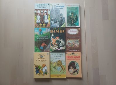 Classic Children's Illustrated Vintage Book Collection x 9