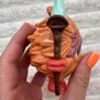 Burger King Kids Meal Happy Meal Toy Smurfs Mama Poot 9  approx. 9 cm. Used please see photos Image 5