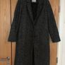 ZARA Straight Fit Long Wool Blend Coat New Image 2