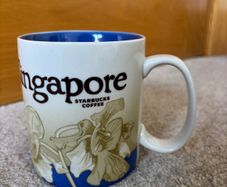 Collectible Starbucks Coffee Singapore Mug