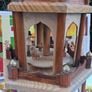 Traditional German Wooden Xmas Spinning Carousel Image 4