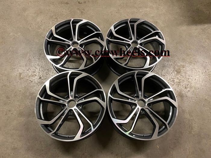 18 19" Inch Vw Golf Reifnitz Style Alloy Wheels Vw Mk5 Mk6 Mk7 Mk7.5 Audi A3 Caddy Van Leon 5x112