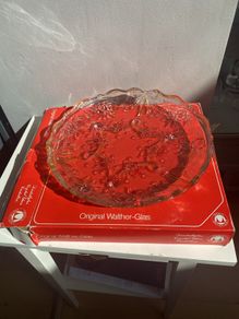West German Walter Glas Platter with original box