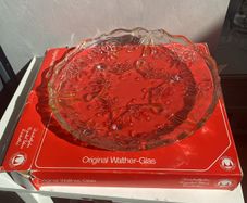 Reduced West German Walter Glas Platter with original box