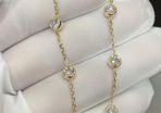 14K Gold Lab-Grown Diamond Bracelet: April Birthstone Jewelry
