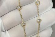 14K Gold Lab-Grown Diamond Bracelet: April Birthstone Jewelry