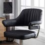 Modern Emper Padded Swivel Faux Leather Breakfast Kitchen Bar Stool Pub Barstool MULTIPLE COLOURS AVAILABLE (FREE POSTAGE) Image 7