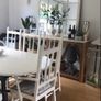 Free solid wood dining table & 6 chairs Image 2