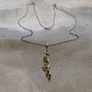 Silver and amber necklace Image 2