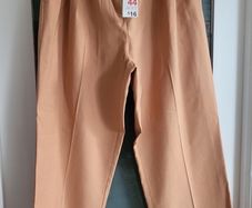 PRIMARK tan wide leg trousers with pockets Sz 16 UK Bnwt