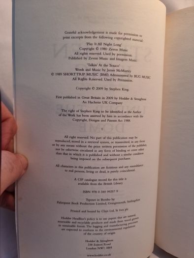 Two Stephen King First Edition paperbacks.