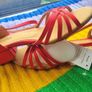 allroom Latin Sansha girl low heel dance shoes NEW size 8 (around 5uk) Image 4