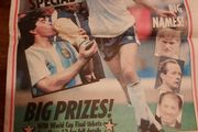Italia 1990 pre tournament 16 page World Cup special (People World Cup Special June 10, 1990)