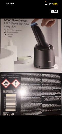 braun new series 7 smart sonic shaver smart dock station clean & charge Wet and Dry Electric Shaver